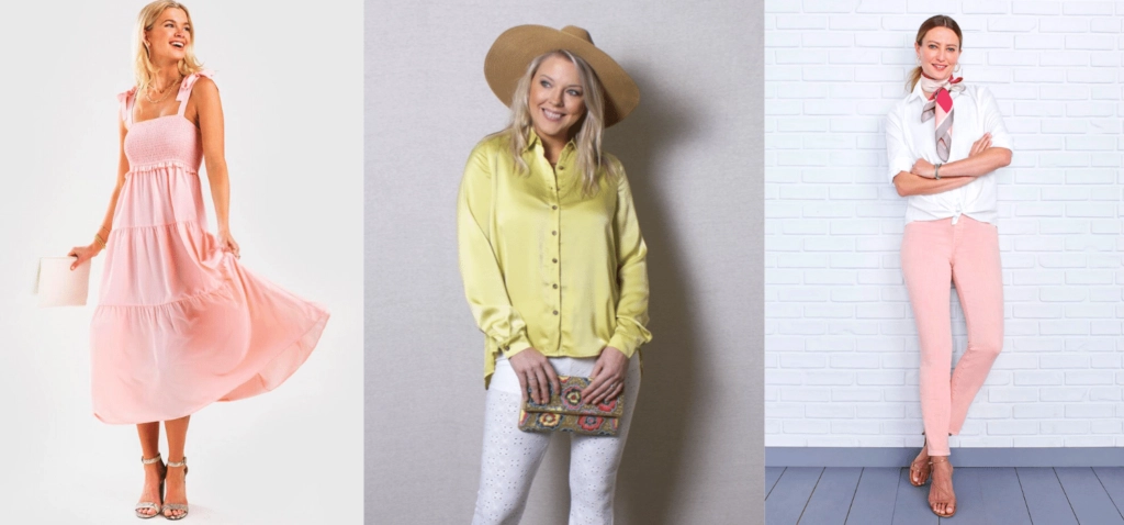 Spring Fashion biggest color trends are pink and mellow yellow. 