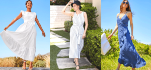 Shop for lightweight dresses and rompers from Ann Taylor, Banana Republic and J. McLaughlin at Town And Country Village in Houston