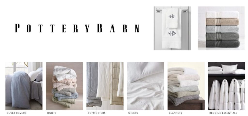 Pottery Barn At Town And Country Village for Organic Bedding, Sheets And Towels