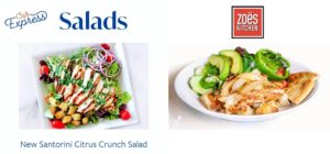 Get healthy salads at Cafe Express and Zoes Kitchen at Town And Country Village in Houston