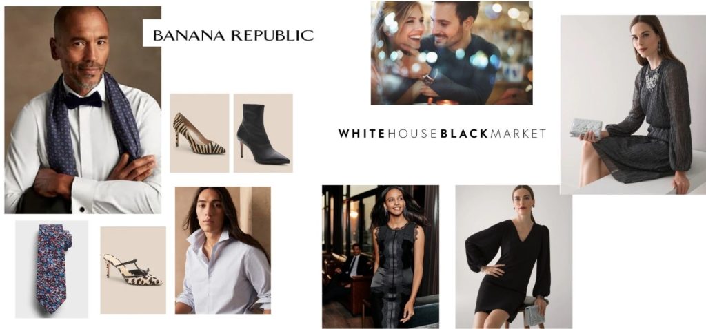 Dress up for Valentine's Day with help from Banana Republic or White House Black Market
