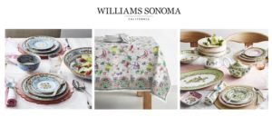 Williams Sonoma at Town & Country Village Has Dishes, Tablecloths and Napkins In Easter Designs You'll Love