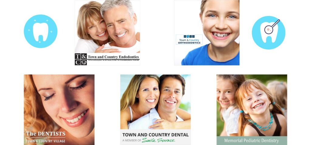 We have several Dentists plus Orthodontic and Endodontic Providers at Town & Country Village in Houston 