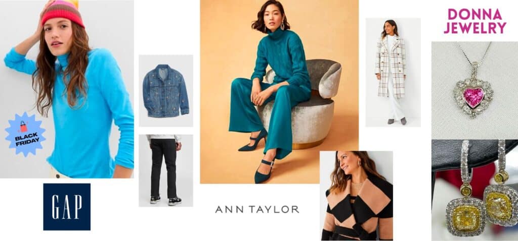Shop Black Friday Deals at the GAP, Ann Taylor, And Donna Jewelry at Town & Country Village Get up to 50% OFF in 2022