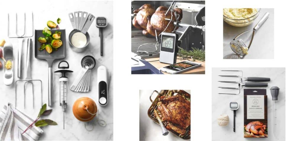 Thanksgiving cooking tools and gadgets from Williams Sonoma at Town & Country Village Houston.
