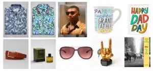 Father's Day Gift Ideas from Jos A Bank, Sunglass Hut, Barnes & Noble and Trudy's Hallmark Store.