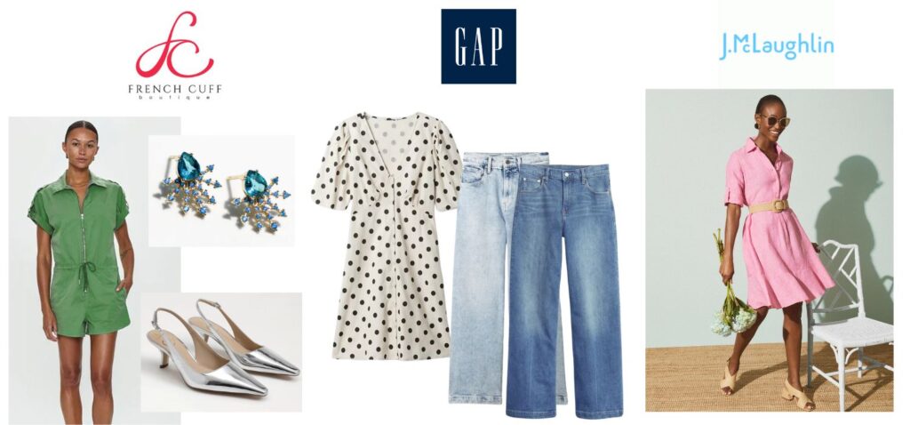 Shop French Cuff Boutique , Gap and J. McLaughlin at Town & Country Village in Houston Texas